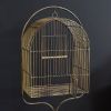 Antique Brass Birdcage with Stand