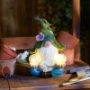 Meditating Gnome Solar Statue - Best Garden Decor for Zen Meditation