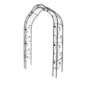 Metal Garden Arch Assemble Freely With 8 Styles Arbor Trellis Climbing Plants Outdoor