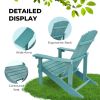 Adirondack Chairs Weather Resistant Plastic Fire Pit Chairs Adorondic Plastic Outdoor Chairs Suitable for All Outdoor Areas Seating