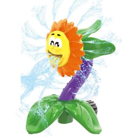 Sprinkler Outdoor Water Spray Toy Garden Water Toys Summer Yard Cartoon Splash Sprinkler Baby Bath Toy For Kids (Option: Water Spray Sunflower)