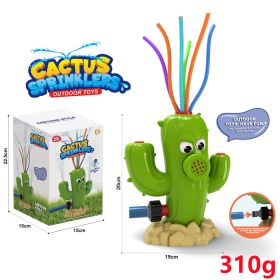 Sprinkler Outdoor Water Spray Toy Garden Water Toys Summer Yard Cartoon Splash Sprinkler Baby Bath Toy For Kids (Option: Water Pipe Cactus)