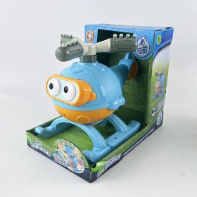 Sprinkler Outdoor Water Spray Toy Garden Water Toys Summer Yard Cartoon Splash Sprinkler Baby Bath Toy For Kids (Option: Water Jet Rotating Helicopter)